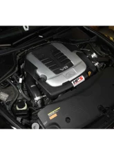 HPS Black Reinforced Silicone Post MAF Air Intake Hose Kit Infiniti Q70 5.6L V8 14-16                                     - 57-1517-BLK - Image 3