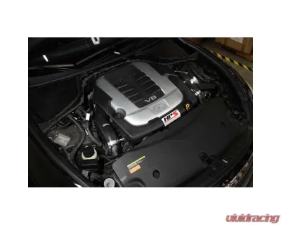 HPS Black Reinforced Silicone Post MAF Air Intake Hose Kit Infiniti Q70 5.6L V8 14-16 - 57-1517-BLK