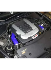 HPS Blue Reinforced Silicone Post MAF Air Intake Hose Kit Infiniti M56 5.6L V8 11-13                                     - 57-1517-BLUE - Image 3