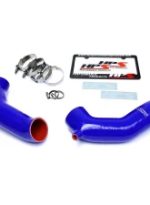 HPS Blue Reinforced Silicone Post MAF Air Intake Hose Kit Infiniti M56 5.6L V8 11-13                                     - 57-1517-BLUE - Image 2