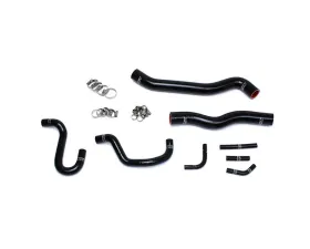 HPS Reinforced Black Silicone Radiator + Heater Hose Kit Coolant for Hyundai 12-16 Genesis Coupe 3.8L V6 Left Hand Drive