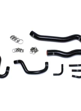 HPS Reinforced Black Silicone Radiator + Heater Hose Kit Coolant for Hyundai 12-16 Genesis Coupe 3.8L V6 Left Hand Drive                                     - 57-1518-BLK - Image 2