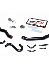 HPS Reinforced Black Silicone Radiator + Heater Hose Kit Coolant for Hyundai 12-16 Genesis Coupe 3.8L V6 Left Hand Drive                                     - 57-1518-BLK - Image 2