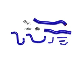 HPS Reinforced Blue Silicone Radiator + Heater Hose Kit Coolant for Hyundai 12-16 Genesis Coupe 3.8L V6 Left Hand Drive