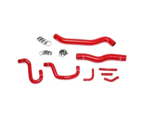 HPS Reinforced Red Silicone Radiator + Heater Hose Kit Coolant for Hyundai 12-16 Genesis Coupe 3.8L V6 Left Hand Drive