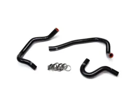 HPS Black Reinforced Silicone Heater Hose Kit Coolant for Toyota 86-92 Supra MK3 Turbo & NA 7MGE / 7MGTE Left Hand Drive
