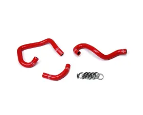 HPS Red Reinforced Silicone Heater Hose Kit Coolant for Toyota 93-98 Supra MK4 2JZ Turbo Left Hand Drive