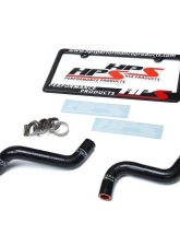 HPS Performance Products Black Silicone Radiator Hose Kit for Yamaha YFZ450R 2014-2017                                     - 57-1524-BLK - Image 2