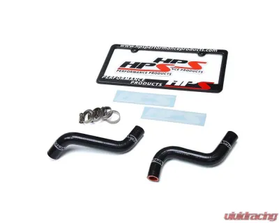 HPS Performance Products Black Silicone Radiator Hose Kit for Yamaha YFZ450R 2014-2017 - 57-1524-BLK