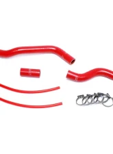 HPS Performance Products Red Silicone Radiator Hose Kit for 01-05 Honda Civic 1.7L Manual Trans                                     - 57-1525-RED - Image 3