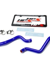 HPS Blue Reinforced Silicone Heater Hose Kit Coolant for Mitsubishi 2008-2017 Lancer 2.0L 2.4L DE ES GTS                                     - 57-1529-BLUE - Image 2
