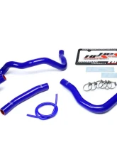 HPS Blue Reinforced Silicone Radiator Hose Kit Coolant for Mitsubishi 2008-2017 Lancer 2.0L 2.4L DE ES GTS                                     - 57-1530-BLUE - Image 3