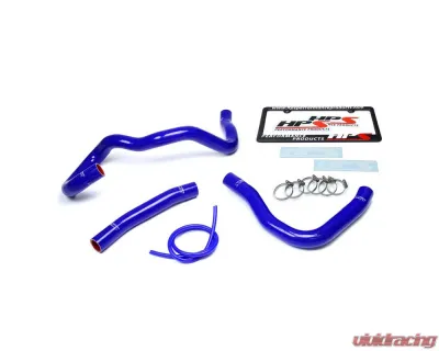 HPS Blue Reinforced Silicone Radiator Hose Kit Coolant for Mitsubishi 2008-2017 Lancer 2.0L 2.4L DE ES GTS - 57-1530-BLUE