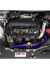 HPS Blue Reinforced Silicone Radiator Hose Kit Coolant for Mitsubishi 2008-2017 Lancer 2.0L 2.4L DE ES GTS                                     - 57-1530-BLUE - Image 2