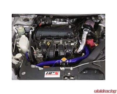 HPS Blue Reinforced Silicone Radiator Hose Kit Coolant for Mitsubishi 2008-2017 Lancer 2.0L 2.4L DE ES GTS - 57-1530-BLUE