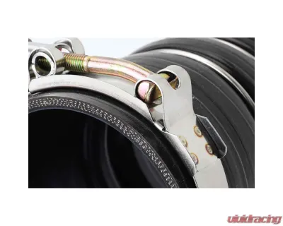 HPS Performance Products Black Ultra High Temp Silicone Intercooler Hose Boots Kit for Ford F250 2005-2007 - 57-1537-BLK