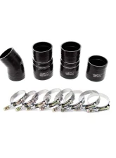 HPS Performance Products Black Ultra High Temp Silicone Intercooler Hose Boots Kit for Ford F250 2005-2007                                     - 57-1537-BLK - Image 2