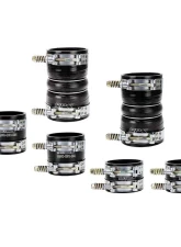 HPS Performance 4-ply reinforced fluorolined silicone, replaces OEM rubber intercooler boots Ford 7.3L V8                                     - 57-1539-BLK - Image 3