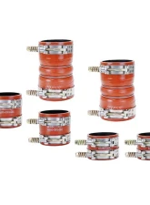 HPS Performance Products High Temp Silicone Intercooler Turbo Hose Boots Kit Orange for Ford 7.3L PowerStroke Diesel 1999-2003                                     - 57-1539 - Image 2