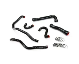 HPS Black Reinforced Silicone Radiator + Heater Hose Kit Coolant for BMW 01-06 E46 M3 Left Hand Drive