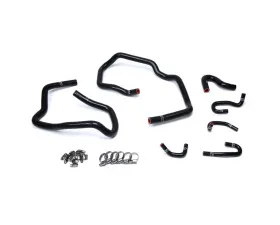 HPS Reinforced Black Silicone Heater Hose Kit Coolant for Toyota 10-14 FJ Cruiser 4.0L V6