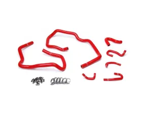HPS Reinforced Red Silicone Heater Hose Kit Coolant for Toyota 10-14 FJ Cruiser 4.0L V6
