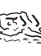 HPS Black Reinforced Silicone Radiator + Heater Hose Kit Coolant for BMW 04-05 530i E60 Left Hand Drive                                     - 57-1552-BLK - Image 2
