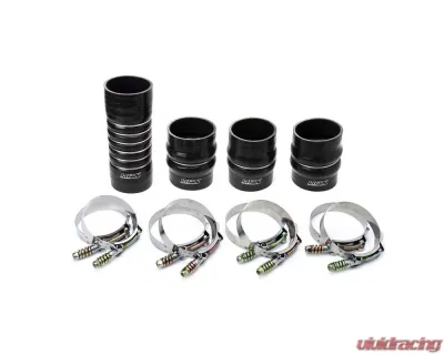 HPS Black High Temp Aramid Reinforced Silicone Intercooler Hose Boots Kit Dodge Ram Pickup 5.9L Cummins Diesel 2003-2007 - 57-1568-BLK
