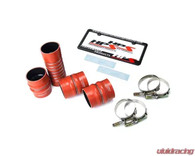HPS High Temp Aramid Reinforced Silicone Intercooler Hose Boots Kit for Dodge 2003-2007 Ram Pickup 5.9L Cummins Diesel - 57-1568