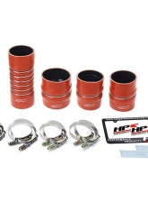 HPS Performance Products High Temp Aramid Reinforced Silicone Intercooler Hose Boots Kit for 2007-2010 Dodge Ram 6.7L Cummins Diesel                                     - 57-1569 - Image 2