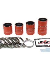 HPS Orange High Temperature Aramid Reinforced Silicone Intercooler Hose Boots Kit Ford F550 Superduty 6.4L 2008-2010                                     - 57-1571 - Image 2