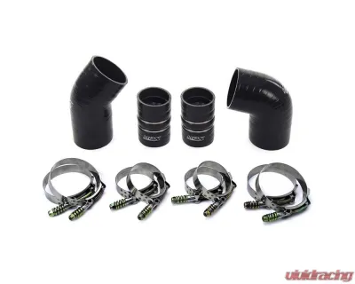 HPS Performance 4-ply reinforced fluorolined silicone, replaces OEM rubber intercooler boots - 57-1574-BLK