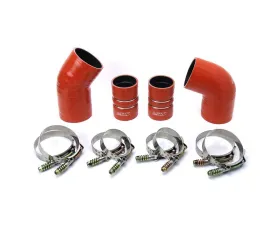 HPS High Temp Aramid Reinforced Silicone Intercooler Turbo Hose Boots Kit with T Bolt Clamps Chevy Silverado 2500 HD 2004-2005