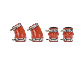 HPS High Temp Aramid Reinforced Silicone Intercooler Hose Boots Kit for Dodge 1994-2002 Ram Pickup 5.9L Cummins Diesel