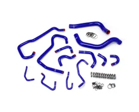 HPS Blue Reinforced Silicone Radiator + Heater Hose Kit for Toyota 16-20 Tacoma 3.5L V6