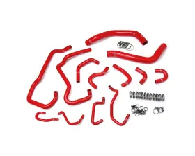 HPS Red Reinforced Silicone Radiator + Heater Hose Kit for Toyota 16-20 Tacoma 3.5L V6