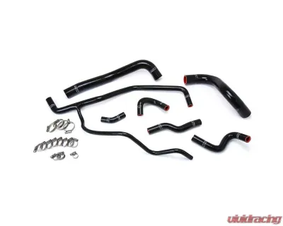 HPS Black Silicone OEM Replacement Radiator Hose includes Heater Hose Kit Coolant Dodge Charger 2011-2017 - 57-1583-BLK