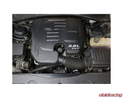 HPS Black Silicone OEM Replacement Radiator Hose includes Heater Hose Kit Coolant Dodge Charger 2011-2017 - 57-1583-BLK