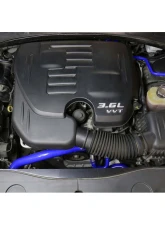 HPS Blue Silicone OEM Replacement Radiator Hose includes Heater Hose Kit Coolant Dodge Charger 2011-2017                                     - 57-1583-BLUE - Image 2