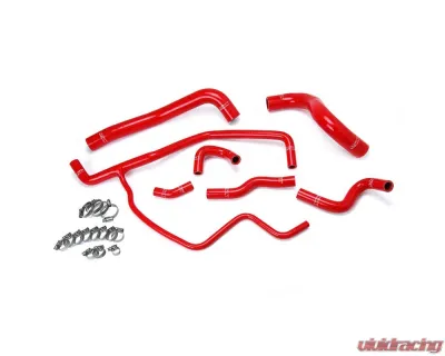 HPS Performance High Temp 3-ply Reinforced Silicone,Replace Rubber Radiator Heater Coolant Hoses - 57-1583-RED