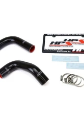 HPS Black Silicone OEM Replacement Radiator Coolant Hose Kit Jeep CJ7 1976-1986                                     - 57-1588-BLK - Image 2