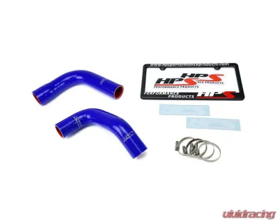 HPS Blue Silicone OEM Replacement Radiator Coolant Hose Kit Jeep CJ7 1976-1986 - 57-1588-BLUE