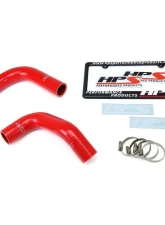 HPS Red Silicone OEM Replacement Radiator Coolant Hose Kit Jeep CJ7 1976-1986                                     - 57-1588-RED - Image 2