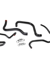 HPS Black Reinforced Silicone Radiator + Heater Hose Kit for Jeep 03-06 Wrangler TJ SE 2.4L 4Cyl Left Hand Drive                                     - 57-1589-BLK - Image 2