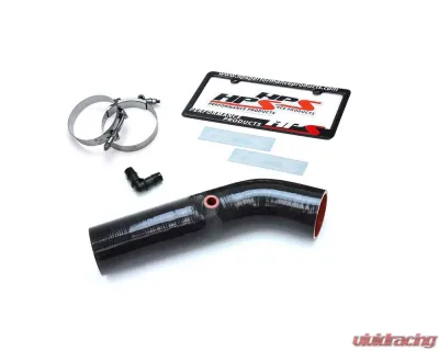 HPS Black Reinforced Silicone Post MAF Air Intake Hose Kit for Nissan 03-06 350Z 3.5L V6 - 57-1591-BLK