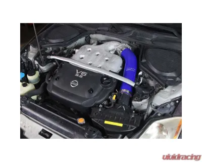HPS Blue Reinforced Silicone Post MAF Air Intake Hose Kit for Nissan 03-06 350Z 3.5L V6 - 57-1591-BLUE