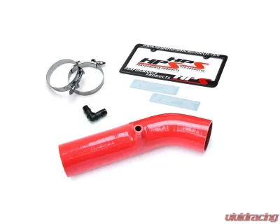 HPS Red Reinforced Silicone Post MAF Air Intake Hose Kit for Nissan 03-06 350Z 3.5L V6 - 57-1591-RED