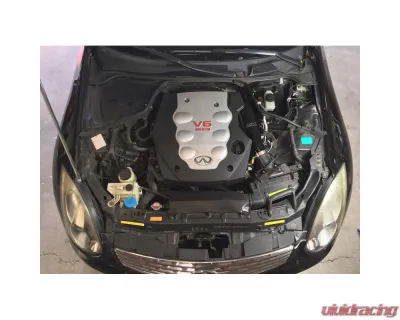 HPS Performance Products Black Silicone Air Intake Hose Post MAF for Infiniti G35 03-07 - 57-1592-BLK