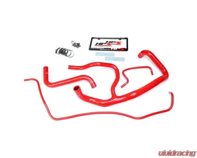 HPS Performance Products Red Silicone Radiator Coolant Hose Kit for 2014-2017 Chevy Silverado & Cadillac Escalade ESV - 57-1594R-RED