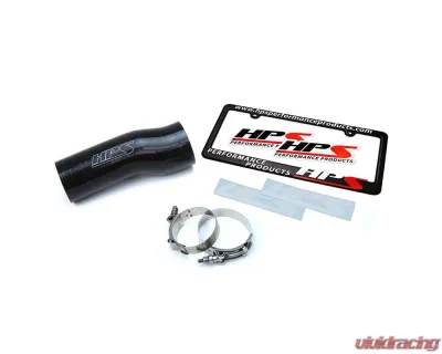 HPS Performance Products Black Silicone Air Intake Hose Post MAF Tube for Honda Civic 2016-2019 - 57-1595-BLK